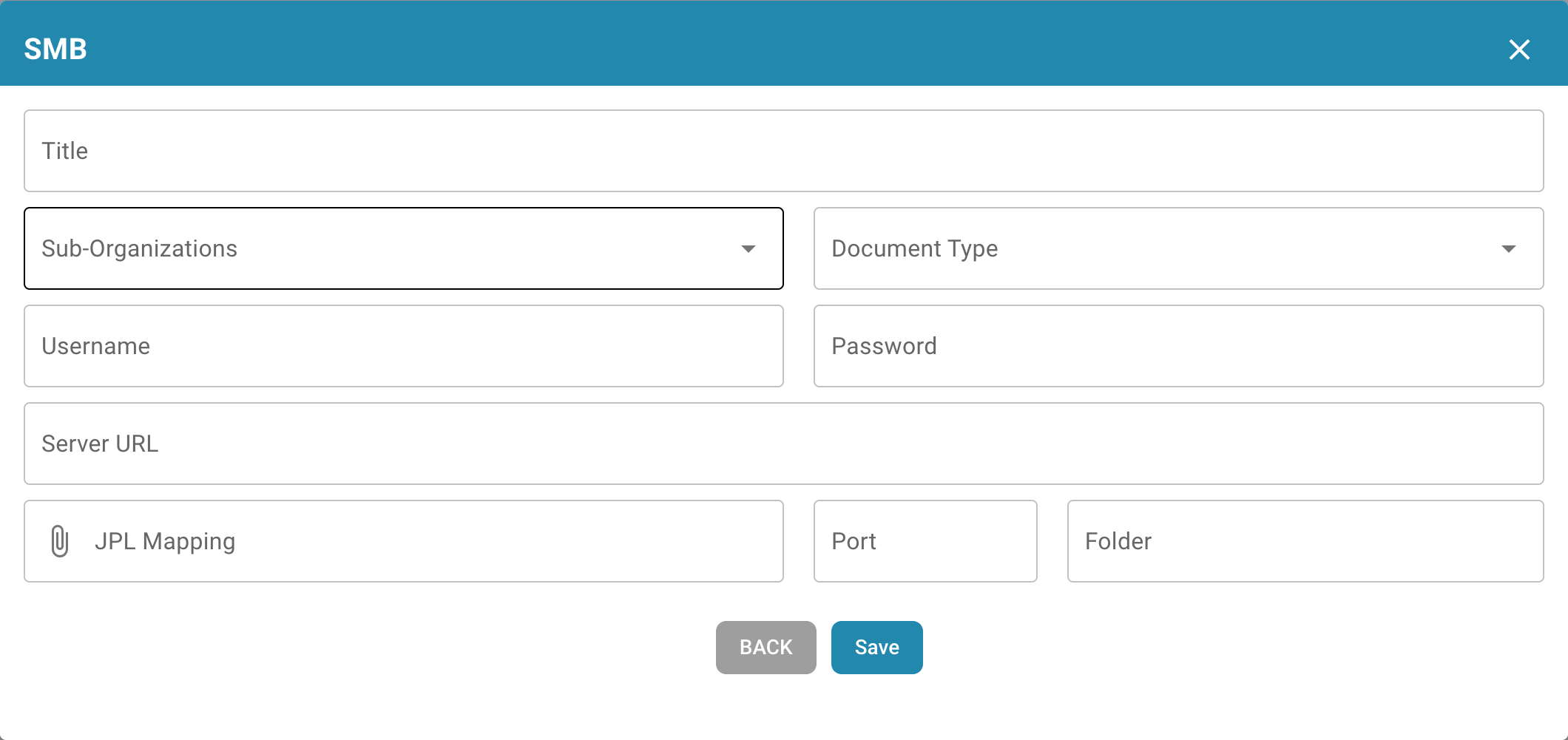 Export SMB Configuration