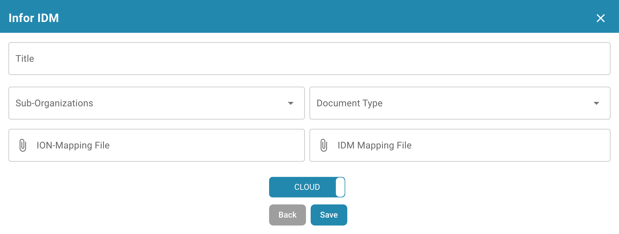 Export Infor IDM Configuration