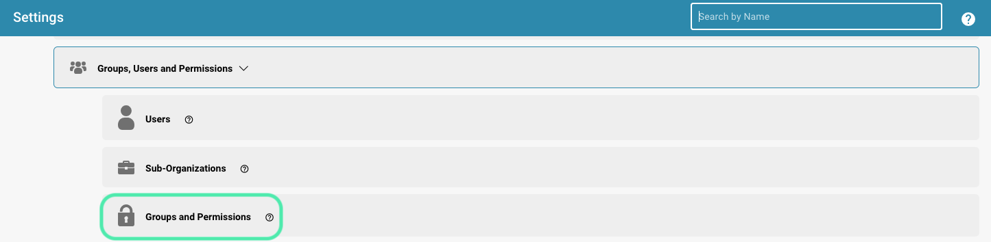 Groups Settings Overview