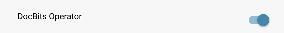 DocBits Operator Enable Toggle