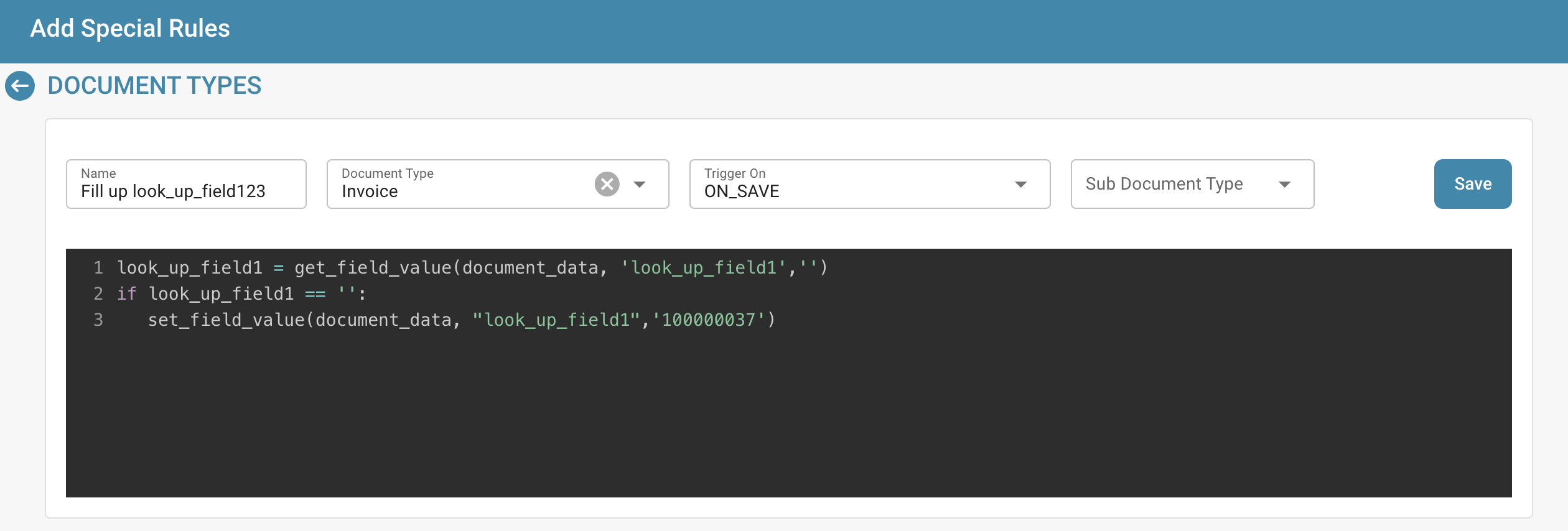 Script Testing Interface