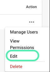 Edit Group Button