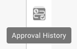 Approval History Button