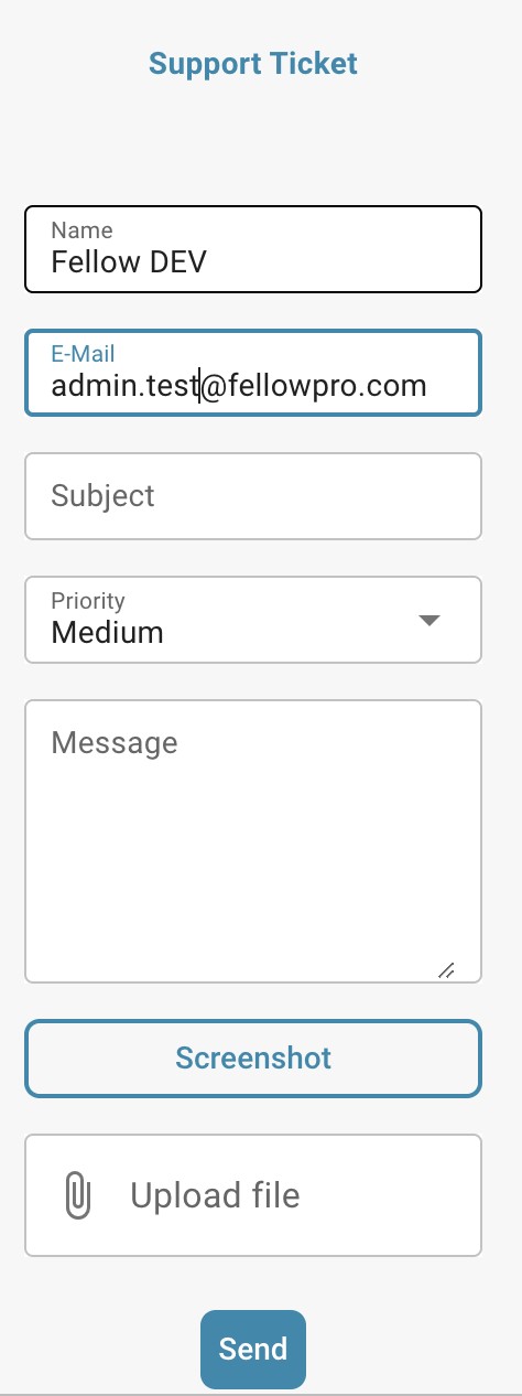Create Ticket Form